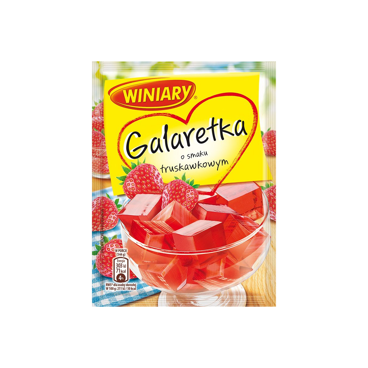 Winiary Galaretka G Tterspeise Erdbeere G Fruchtiger Dessertspa