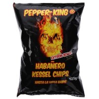 Pepper-King Habanero-Chili Kessel Chips 125g
