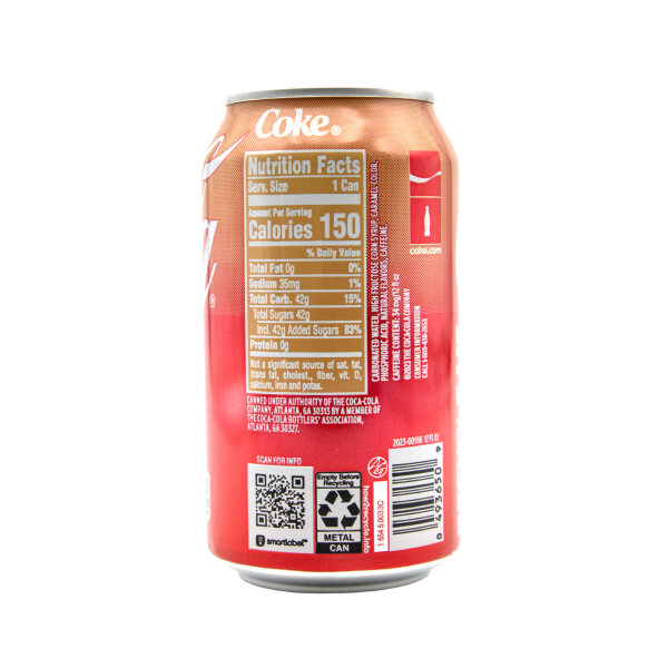 Coca-Cola Vanilla Flavored Cola 355ml USA Import