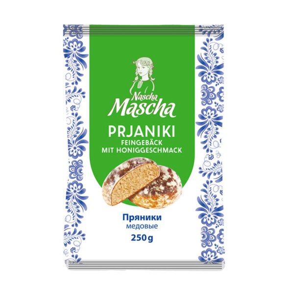 Nascha Mascha - Prjaniki Feingebäck mit Honiggeschmack 250 g
