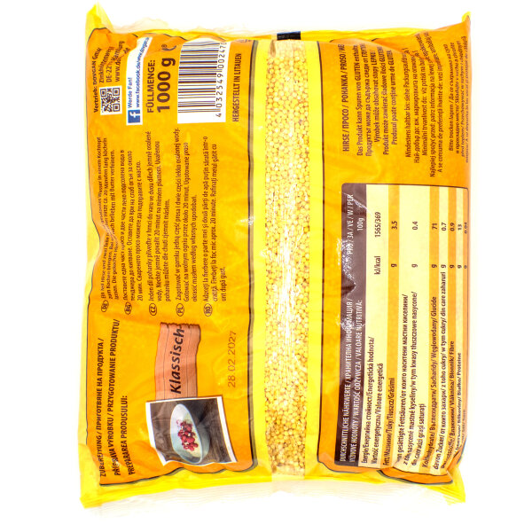 Dovgan Hirse (Hirsegrütze) 1000 g