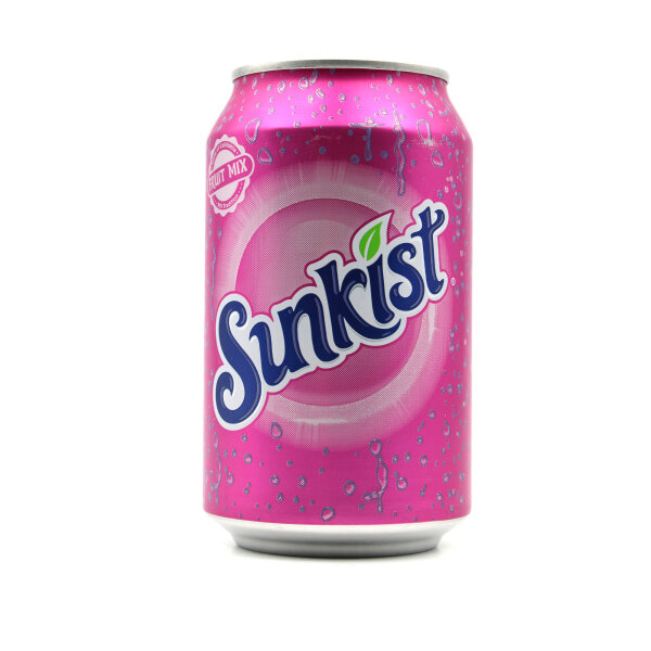 Sunkist Fruit Mix Apple-Grape-Blackcurrant 330 ml Dose Erfrischungsgetränk