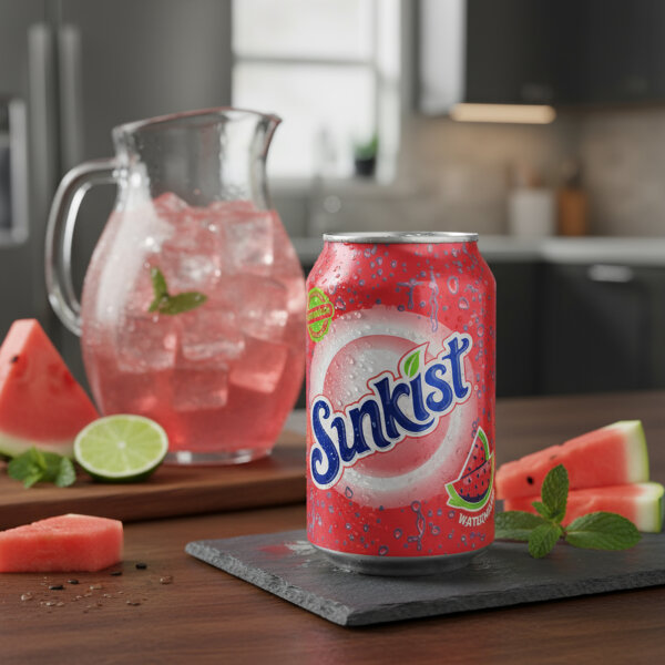 Sunkist Watermelon 330 ml – Erfrischungsgetränk Wassermelone, fruchtig & spritzig