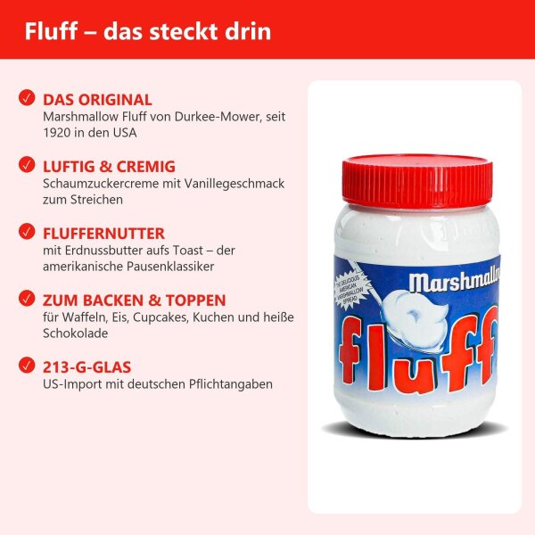 Fluff - Marshmallow Vanille - Brotaufstrich - 213g