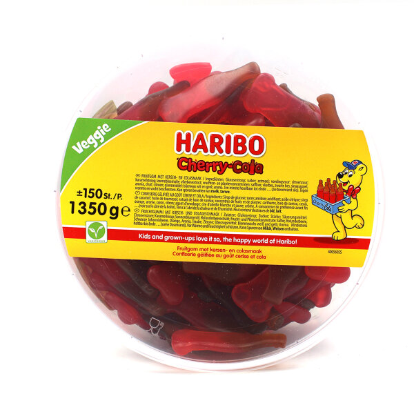 Haribo Kirsch-Cola Veggie 150 Stück