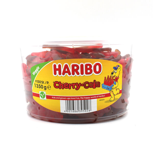 Haribo Kirsch-Cola Veggie 150 Stück