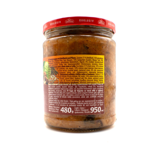 Dovgan Soljanka Eintopf mit Weißkohl 480 g