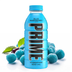 Prime Blue Raspberry 500ml PET Flasche
