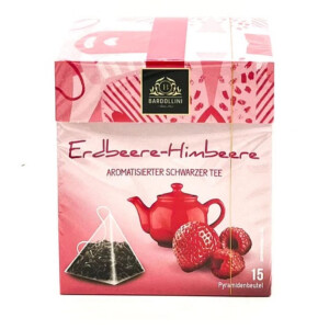 Bardollini - Erdbeere-Himberre - Schwarzer Tee mit Aroma...