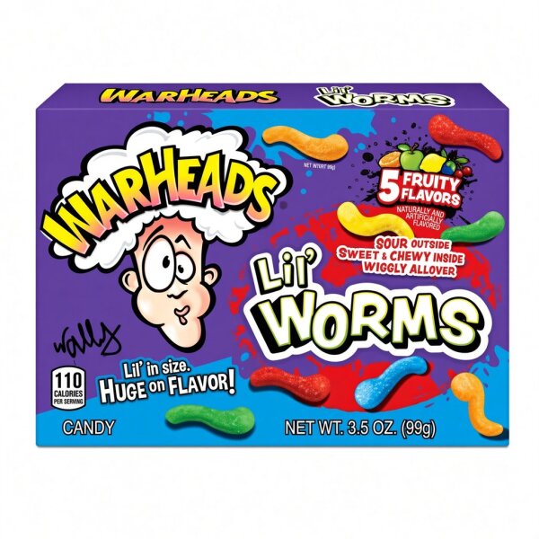 Warheads - Lil Worms Theater Box 99g