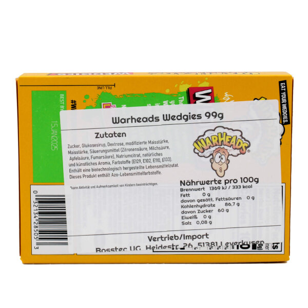 Warheads - Wedgies Theater Box 99g
