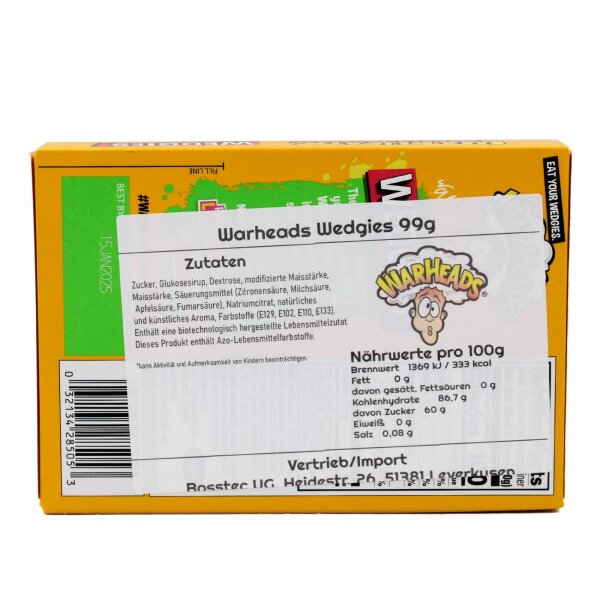 Warheads - Wedgies Theater Box 99g