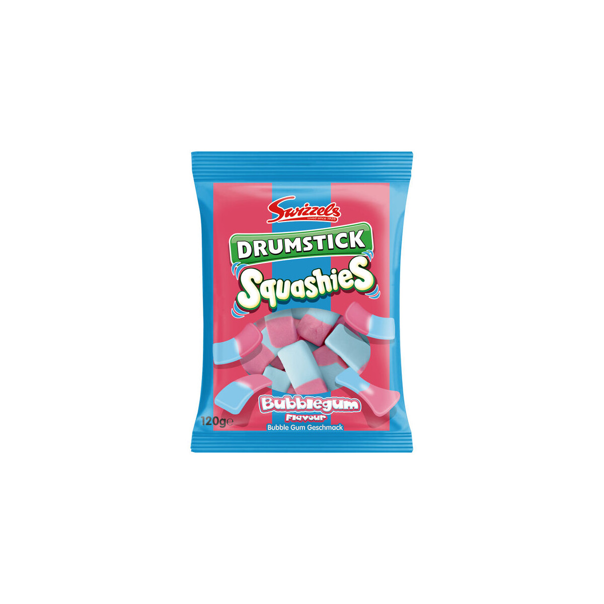 Swizzels - Drumstick Squashies Bubble Gum Flavour 120g