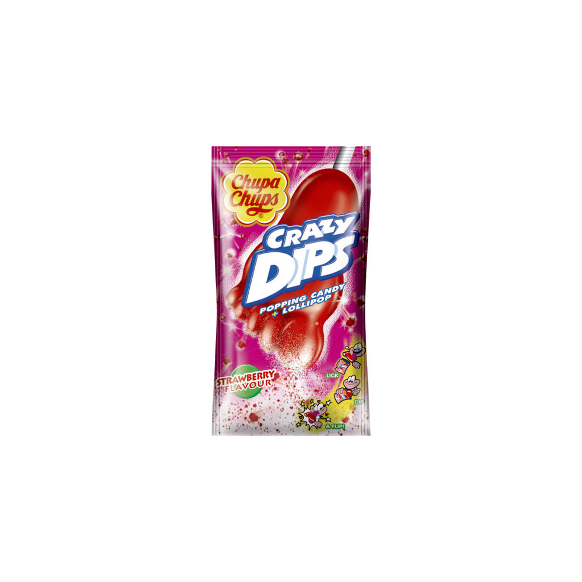 Chupa Chups - Crazy Dips Strawberry 14g