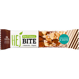 Hej - Natural Bite Chocolate & Nuts 40g