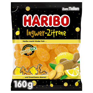 Haribo Ingwer-Zitrone 160g