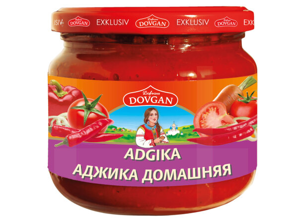 Dovgan Adgika Tomaten Paprika Sauce scharf 380ml
