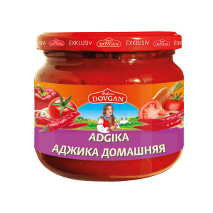 Dovgan Adgika Tomaten Paprika Sauce scharf 380ml