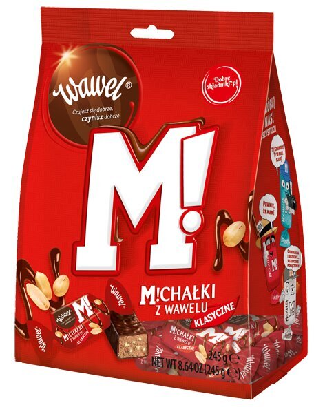 Wawel Michalki z wawelu Konfekt mit Erdnüssen 245g