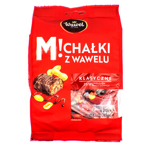 Wawel Michałki z Wawelu Schoko-Konfekt mit Erdnuss 280 g