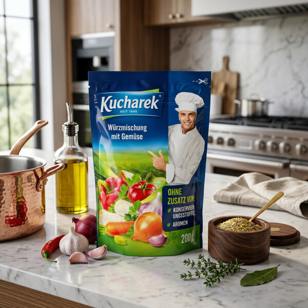 Kucharek Universal Würzmischung mit Gemüse 200 g