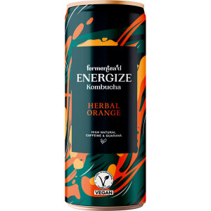 fermentea´d Energize Kombucha Herbal Orange 250ml