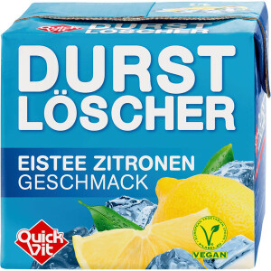 QuickVit Durstlöscher Eistee Zitrone 500ml