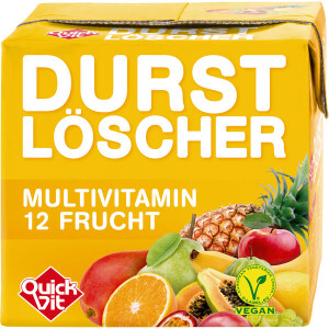 QuickVit Durstlöscher Multivitamin 12 Frucht 500ml