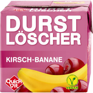 QuickVit Durstlöscher Kirsch-Banane 500ml