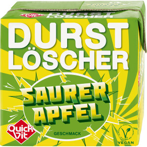 QuickVit Durstl&ouml;scher Saurer Apfel 500ml