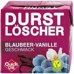 QuickVit Durstlöscher Blaubeer-Vanille 500ml