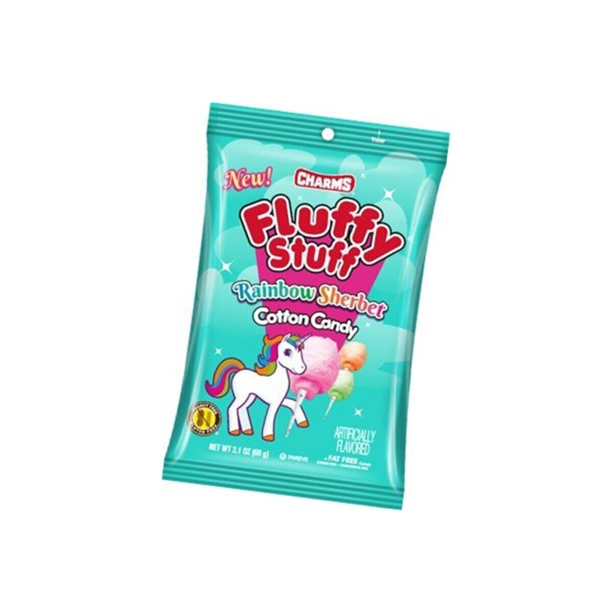 Fluffy Stuff Rainbow Sherbet Cotton Candy 60g