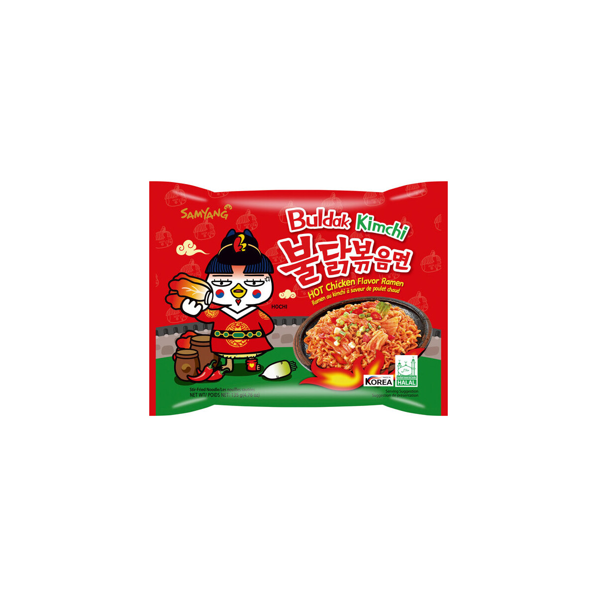 SamYang - Buldak Kimchi Hot Chicken Flavor Ramen 135g