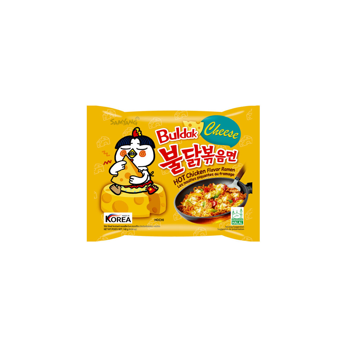 SamYang - Buldak Cheese Hot Chicken Flavor Ramen 140g