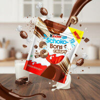 Kinder Schoko-Bons Crispy 67,2g – Knusprige Waffel...