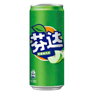 Fanta Green Apple Dosen Asia - 330ml