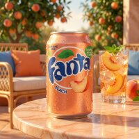 Fanta Peach USA 355ml – Pfirsich-Limo koffeinfrei