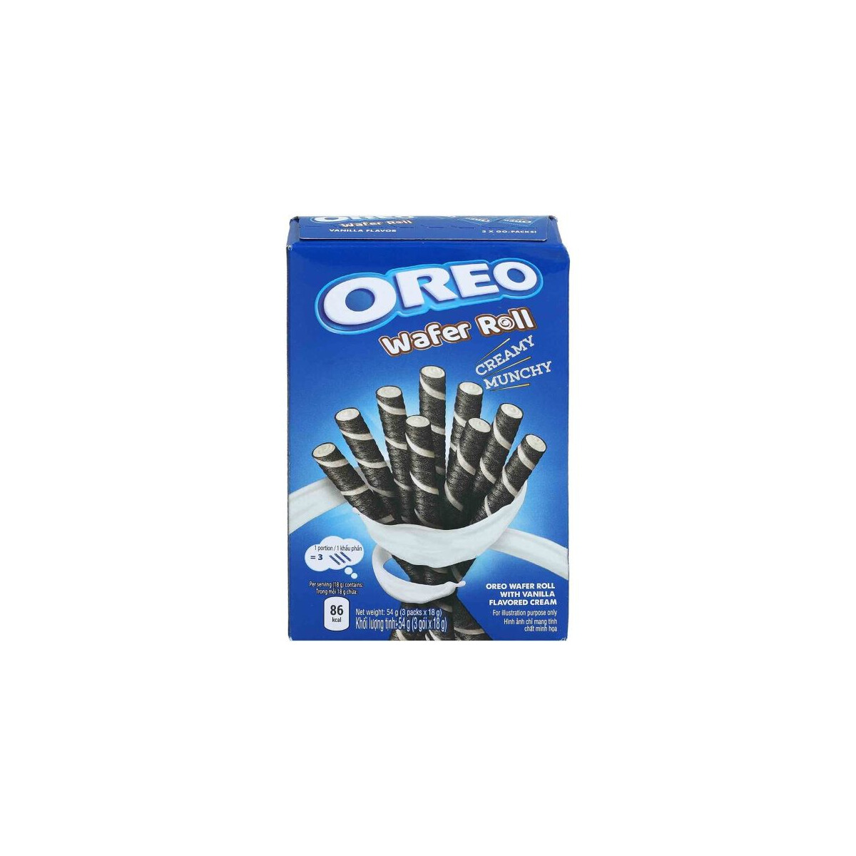 Oreo Wafer Roll Vanilla 54g