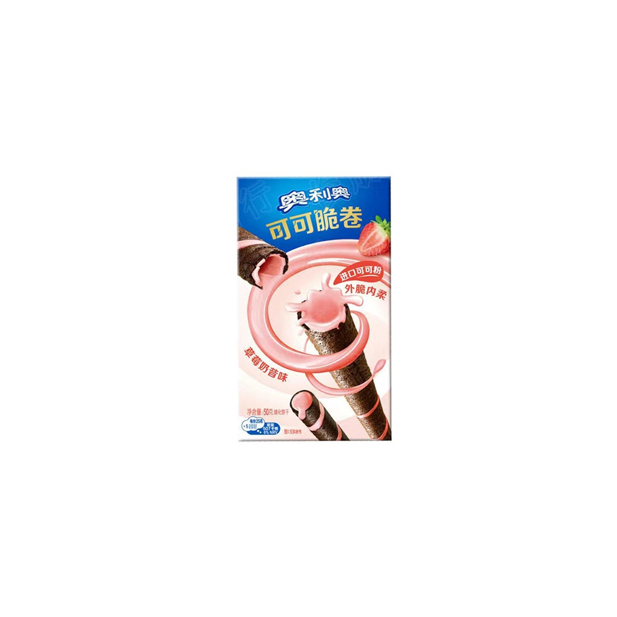 Oreo Cocoa Crisp Roll Strawberry Asia 50g