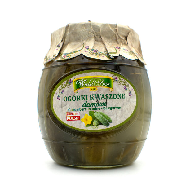 WaldiBen Ogórki kwaszone hausgemachte Salzgurken 770 g