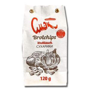 Cmak Brot-Chips mit Knoblauch-Geschmack 120g