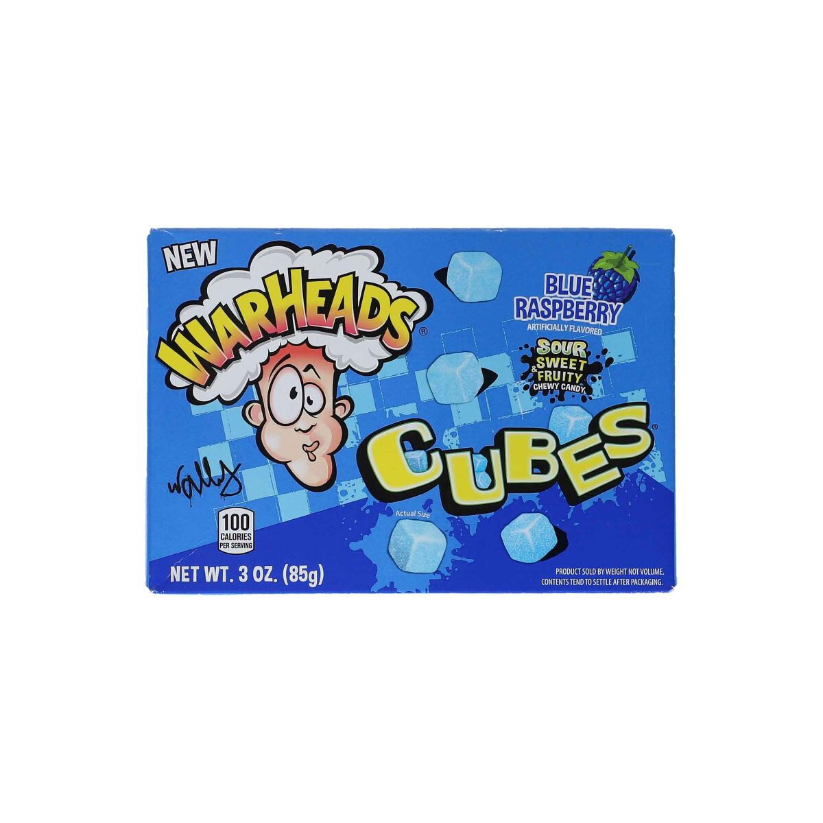 Warhead Cubes Blue Raspberry 85g