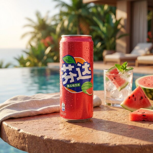 Fanta Watermelon 330ml China – spritzig fruchtig