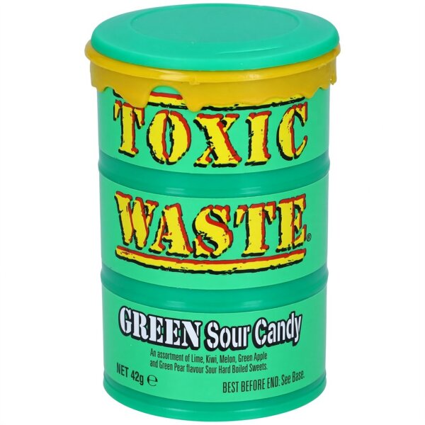 Toxic Waste - Green Sour Candy 42g