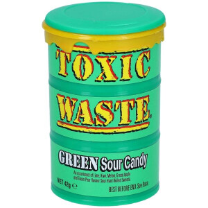 Toxic Waste - Green Sour Candy 42g
