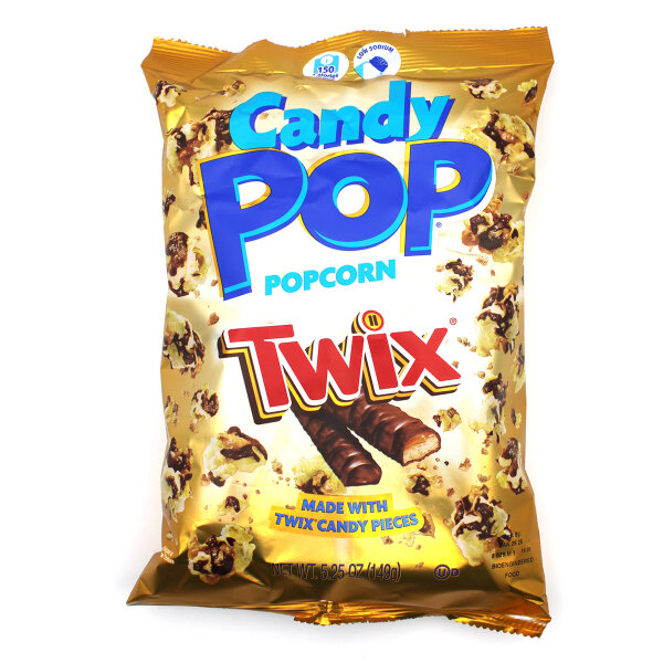 Candy Pop Twix Popcorn 149 g – Schoko-Karamell Snack