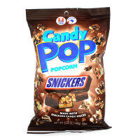 Candy Pop Snickers Popcorn 149 g – Schoko-Erdnuss...