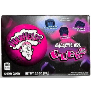 Warheads - Galactic Mix Cubes Box - 99g