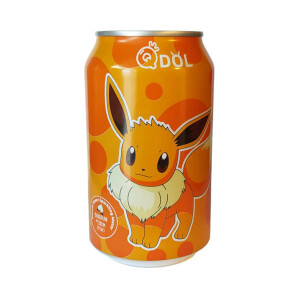 Qdol - Pokemon Evoli White Peach Flavour 330ml