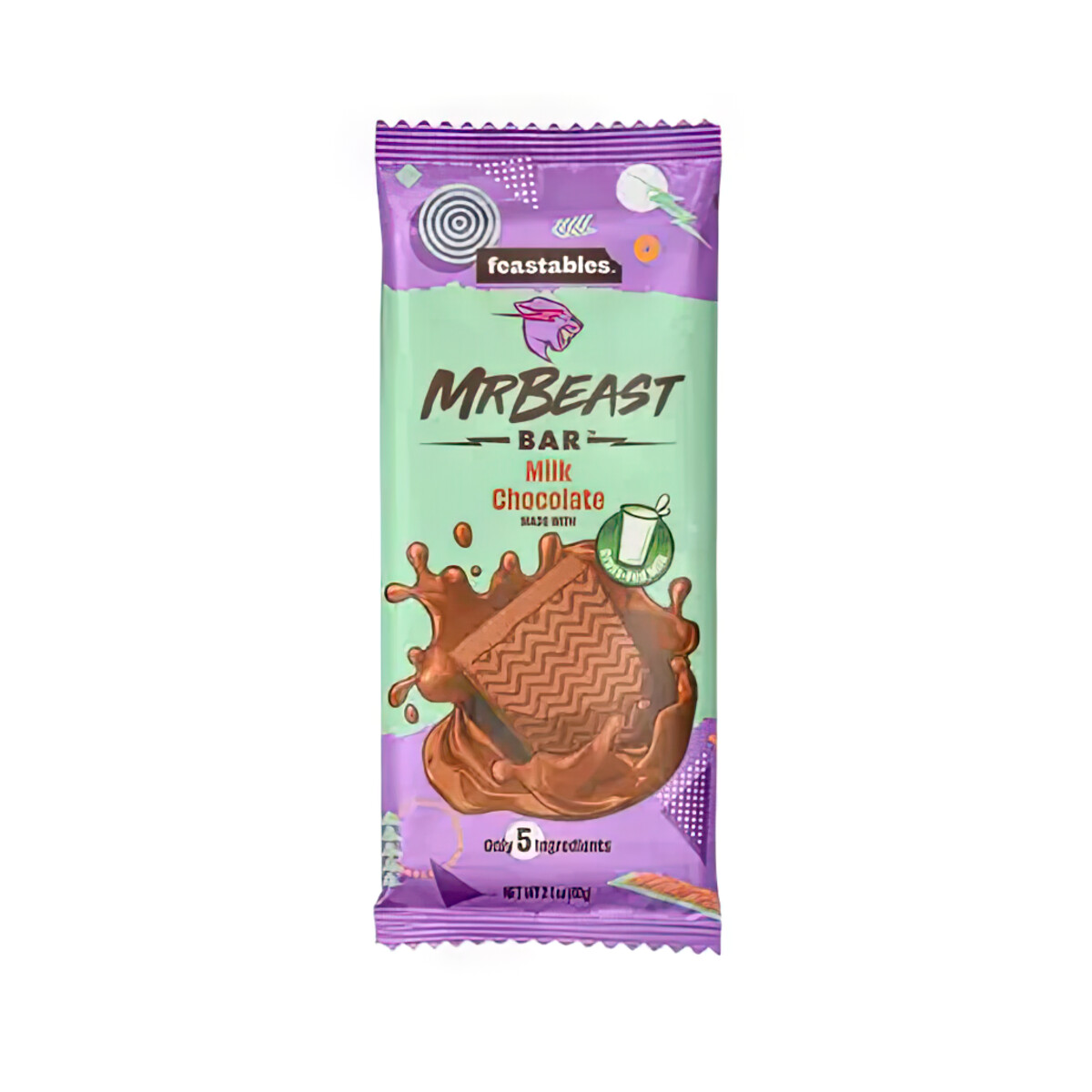 Feastables MrBeast Milk Chocolate, 60g